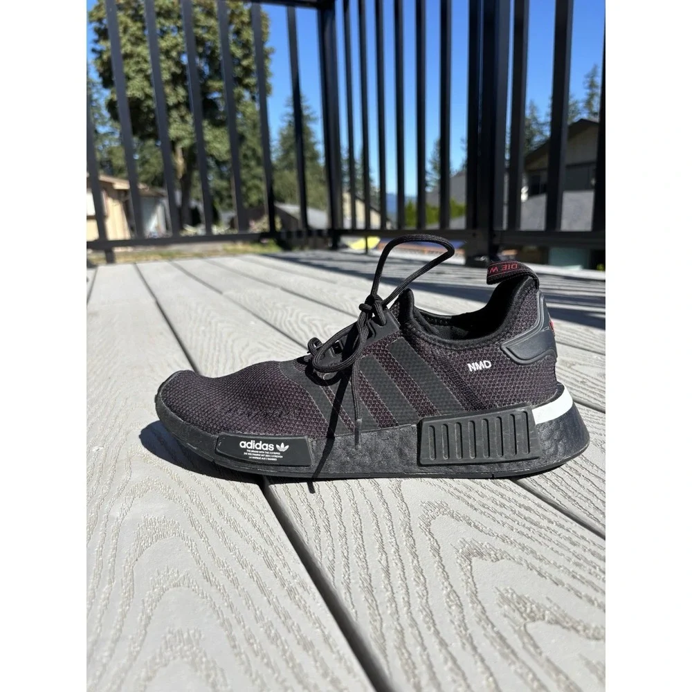 Adidas NMD R1 Black Scarlet Japan Mens Size 8 RARE
